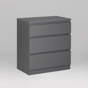 2.03.02.060.4 КАСТОР комод 3 ящика RU серый в Красноуральске - krasnouralsk.ok-mebel.com | фото