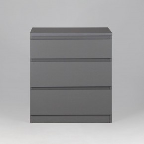 2.03.02.060.4 КАСТОР комод 3 ящика RU серый в Красноуральске - krasnouralsk.ok-mebel.com | фото 2