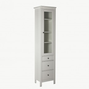 2.08.07.120.1 САГА шкаф с витриной 50 белый RU в Красноуральске - krasnouralsk.ok-mebel.com | фото 2