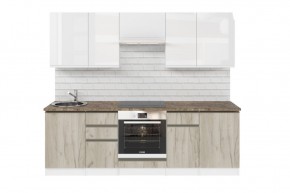 АНТИКА Кухонный гарнитур Базис (2400 мм) в Красноуральске - krasnouralsk.ok-mebel.com | фото 3