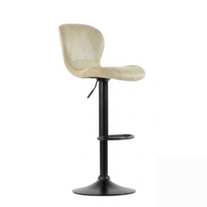 Барный стул Barneo N-86 Time / Black / VPU Beige Vintage PK970-1 в Красноуральске - krasnouralsk.ok-mebel.com | фото