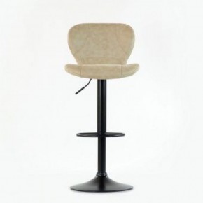 Барный стул Barneo N-86 Time / Black / VPU Beige Vintage PK970-1 в Красноуральске - krasnouralsk.ok-mebel.com | фото 2