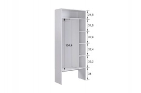 БАСКО Прихожая К11 (графит) в Красноуральске - krasnouralsk.ok-mebel.com | фото 6