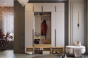 БАСКО Прихожая К9 (кашемир) в Красноуральске - krasnouralsk.ok-mebel.com | фото 2