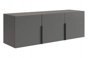БАСКО Антресоль трехдверная L1200 (графит) в Красноуральске - krasnouralsk.ok-mebel.com | фото