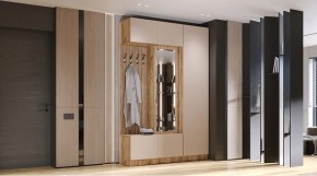 БАВАРИЯ Прихожая (дуб вотан/кашемир) в Красноуральске - krasnouralsk.ok-mebel.com | фото