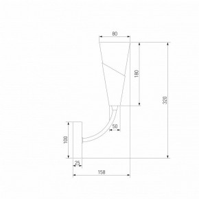 Бра Eurosvet Rhyton 60167/1 никель в Красноуральске - krasnouralsk.ok-mebel.com | фото 6