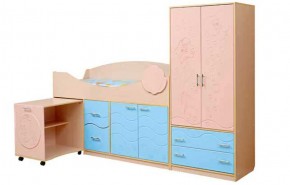 Набор мебели для детской Юниор -12.2 (700*1860) МДФ матовый в Красноуральске - krasnouralsk.ok-mebel.com | фото