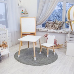 Детский комплект стол и стул «Мишка» Rolti Baby (белый/береза, массив березы/мдф) в Красноуральске - krasnouralsk.ok-mebel.com | фото 3