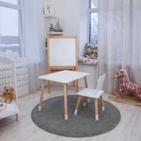 Детский комплект стол и стул «Мишка» Rolti Baby (белый/береза, массив березы/мдф) в Красноуральске - krasnouralsk.ok-mebel.com | фото 4