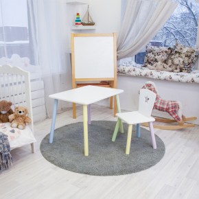 Детский комплект стол и стул «Звезда» Rolti Baby (белый/цветной, массив березы/мдф) в Красноуральске - krasnouralsk.ok-mebel.com | фото 2
