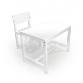 Детский растущий комплект стол и стул Я САМ "Лофт" (Белый, Белый) в Красноуральске - krasnouralsk.ok-mebel.com | фото