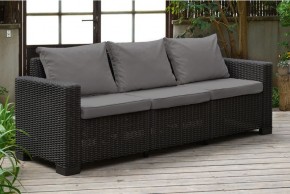Диван Калифорния 3-х местный (California 3 Sofa), графит в Красноуральске - krasnouralsk.ok-mebel.com | фото