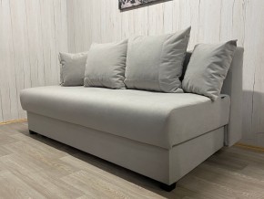 Диван Комфорт-1 (НПБ) велюр Luma 13 св.серый в Красноуральске - krasnouralsk.ok-mebel.com | фото 2