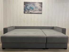 Диван угловой Комфорт-3 (НПБ+МДФ) велюр Galaxy Lite 26 в Красноуральске - krasnouralsk.ok-mebel.com | фото 4