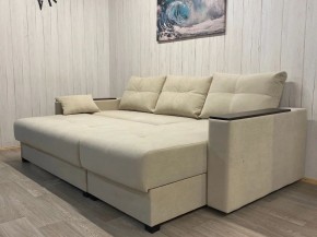 Диван угловой Комфорт-3 (НПБ+МДФ) велюр Luma 01 в Красноуральске - krasnouralsk.ok-mebel.com | фото 4