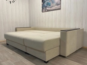 Диван угловой Комфорт-3 (НПБ+МДФ) велюр Luma 01 в Красноуральске - krasnouralsk.ok-mebel.com | фото 5