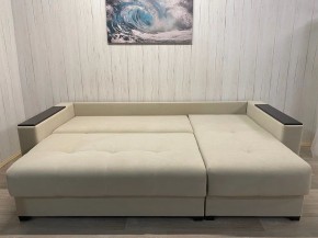 Диван угловой Комфорт-3 (НПБ+МДФ) велюр Luma 01 в Красноуральске - krasnouralsk.ok-mebel.com | фото 6