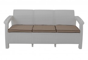 Диван Yalta Premium Sofa 3 Set (Ялта) белый (+подушки под спину) в Красноуральске - krasnouralsk.ok-mebel.com | фото 2
