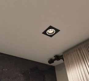 DK2061-BK Встраиваемый светильник IP 20, до 15 Вт, GU10, LED, черный, алюминий в Красноуральске - krasnouralsk.ok-mebel.com | фото 4