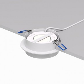 DK2090-WH Встраиваемый светильник FLAT, IP 20, до 15 Вт, GX53, LED, белый, алюминий в Красноуральске - krasnouralsk.ok-mebel.com | фото 3