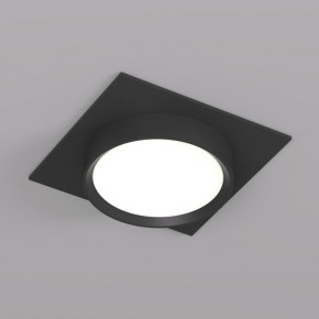 DK2091-BK Встраиваемый светильник FLAT, IP 20, до 15 Вт, GX53, LED, черный, алюминий в Красноуральске - krasnouralsk.ok-mebel.com | фото