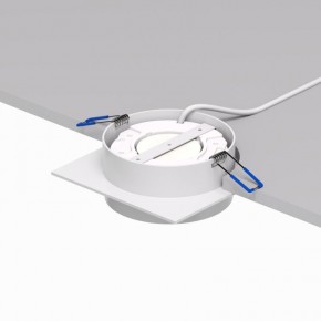 DK2091-WH Встраиваемый светильник FLAT, IP 20, до 15 Вт, GX53, LED, белый, алюминий в Красноуральске - krasnouralsk.ok-mebel.com | фото 4