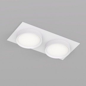 DK2092-WH Встраиваемый светильник FLAT, IP 20, до 15 Вт, GX53, LED, белый, алюминий в Красноуральске - krasnouralsk.ok-mebel.com | фото 2