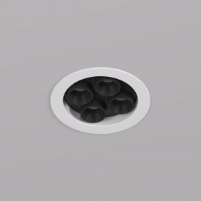 DK2510-WB Встраиваемый светильник SPACE со светодиодом d65 220V 8W 38° 4000К IP20 белый/черный алюминий в Красноуральске - krasnouralsk.ok-mebel.com | фото 2
