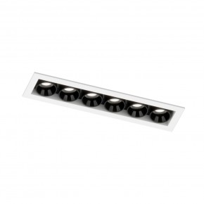 DK2514-WB Встраиваемый светильник SPACE со светодиодом L126mm 220V 10W 38° 4000К IP20 белый/черный алюминий в Красноуральске - krasnouralsk.ok-mebel.com | фото 5