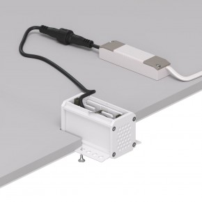 DK2530-WB Встраиваемый светильник SPACE со светодиодом под шпатлевку L69mm 220V 6W 38° 4000К IP20 белый/черный алюминий в Красноуральске - krasnouralsk.ok-mebel.com | фото 5