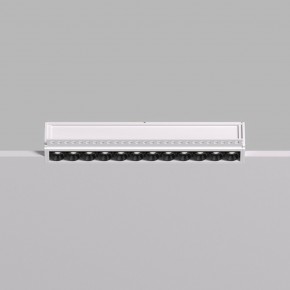 DK2532-WB Встраиваемый светильник SPACE со светодиодом под шпатлевку L240mm 220V 20W 38° 4000К IP20 белый/черный алюминий в Красноуральске - krasnouralsk.ok-mebel.com | фото 3