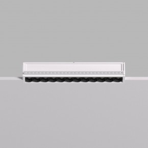 DK2532-WB Встраиваемый светильник SPACE со светодиодом под шпатлевку L240mm 220V 20W 38° 4000К IP20 белый/черный алюминий в Красноуральске - krasnouralsk.ok-mebel.com | фото 4