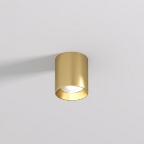 DK2610-SB Накладной светильник SHINE TUBE со светодиодом, D70*H80, IP20, 3000К, 10W, RA?90, сатинированная латунь, алюминий в Красноуральске - krasnouralsk.ok-mebel.com | фото