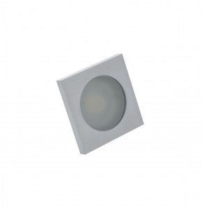 DK3013-AL Встраиваемый светильник влагозащ., IP 44, 50 Вт, GU10, серый, алюминий в Красноуральске - krasnouralsk.ok-mebel.com | фото 1