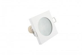 DK3014-WH Встраиваемый светильник влагозащ., IP 44, 50 Вт, GU10, белый, алюминий в Красноуральске - krasnouralsk.ok-mebel.com | фото 4