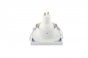 DK3014-WH Встраиваемый светильник влагозащ., IP 44, 50 Вт, GU10, белый, алюминий в Красноуральске - krasnouralsk.ok-mebel.com | фото 5