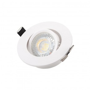 DK3020-WH Встраиваемый светильник, IP 20, 10 Вт, GU5.3, LED, белый, пластик в Красноуральске - krasnouralsk.ok-mebel.com | фото 3
