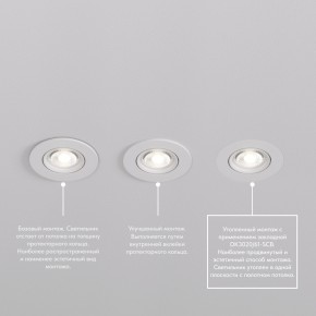 DK3020-WH Встраиваемый светильник, IP 20, 10 Вт, GU5.3, LED, белый, пластик в Красноуральске - krasnouralsk.ok-mebel.com | фото 6