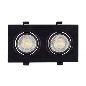DK3022-BK Встраиваемый светильник, IP 20, 10 Вт, GU5.3, LED, черный, пластик в Красноуральске - krasnouralsk.ok-mebel.com | фото 2