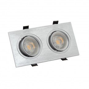 DK3022-CM Встраиваемый светильник, IP 20, 10 Вт, GU5.3, LED, серый, пластик в Красноуральске - krasnouralsk.ok-mebel.com | фото 2