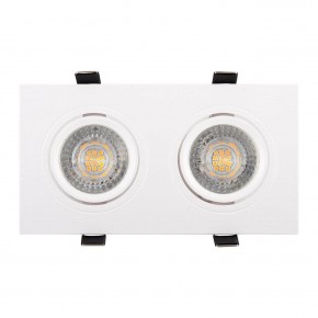 DK3022-WH Встраиваемый светильник, IP 20, 10 Вт, GU5.3, LED, белый, пластик в Красноуральске - krasnouralsk.ok-mebel.com | фото 2