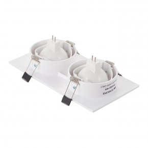 DK3022-WH Встраиваемый светильник, IP 20, 10 Вт, GU5.3, LED, белый, пластик в Красноуральске - krasnouralsk.ok-mebel.com | фото 3