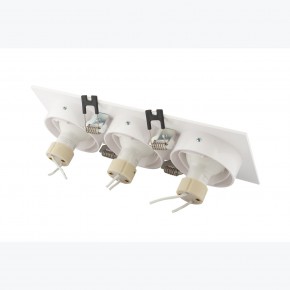 DK3023-WH Встраиваемый светильник, IP 20, 10 Вт, GU5.3, LED, белый, пластик в Красноуральске - krasnouralsk.ok-mebel.com | фото 4