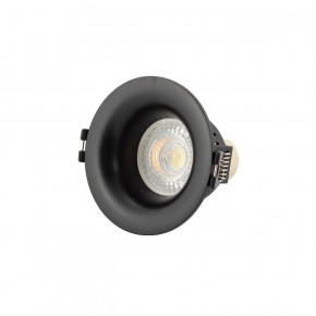 DK3024-BK Встраиваемый светильник, IP 20, 10 Вт, GU5.3, LED, черный, пластик в Красноуральске - krasnouralsk.ok-mebel.com | фото