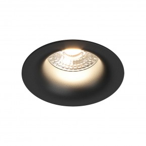 DK3024-BK Встраиваемый светильник, IP 20, 10 Вт, GU5.3, LED, черный, пластик в Красноуральске - krasnouralsk.ok-mebel.com | фото