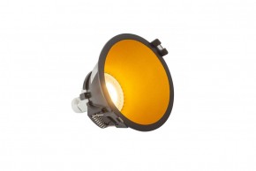 DK3026-BG Встраиваемый светильник, IP 20, 10 Вт, GU5.3, LED, черный/золотой, пластик в Красноуральске - krasnouralsk.ok-mebel.com | фото 3