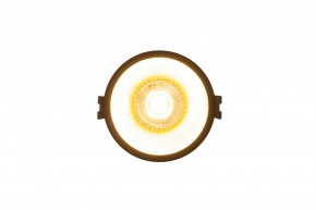 DK3026-BG Встраиваемый светильник, IP 20, 10 Вт, GU5.3, LED, черный/золотой, пластик в Красноуральске - krasnouralsk.ok-mebel.com | фото 2