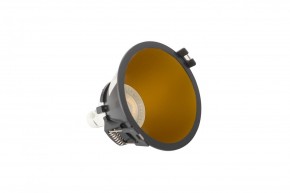 DK3026-BG Встраиваемый светильник, IP 20, 10 Вт, GU5.3, LED, черный/золотой, пластик в Красноуральске - krasnouralsk.ok-mebel.com | фото 4