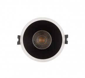 DK3026-WB Встраиваемый светильник, IP 20, 10 Вт, GU5.3, LED, белый/черный, пластик в Красноуральске - krasnouralsk.ok-mebel.com | фото 1